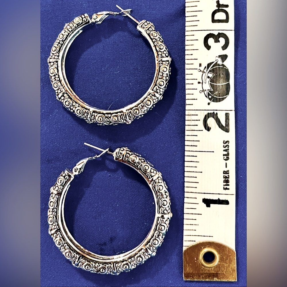 Hoop earrings
